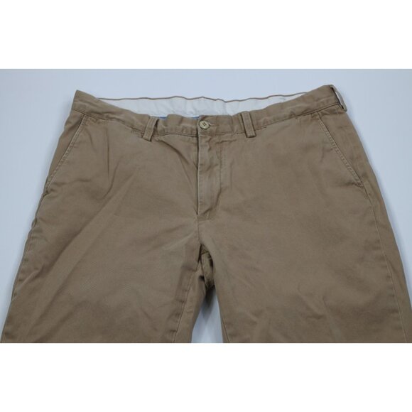 Vintage Y2K Ralph Lauren Mens 36x32 Faded Wide Leg Chino Pants Trousers Cotton - Picture 2 of 14